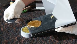 gold glitter with jar